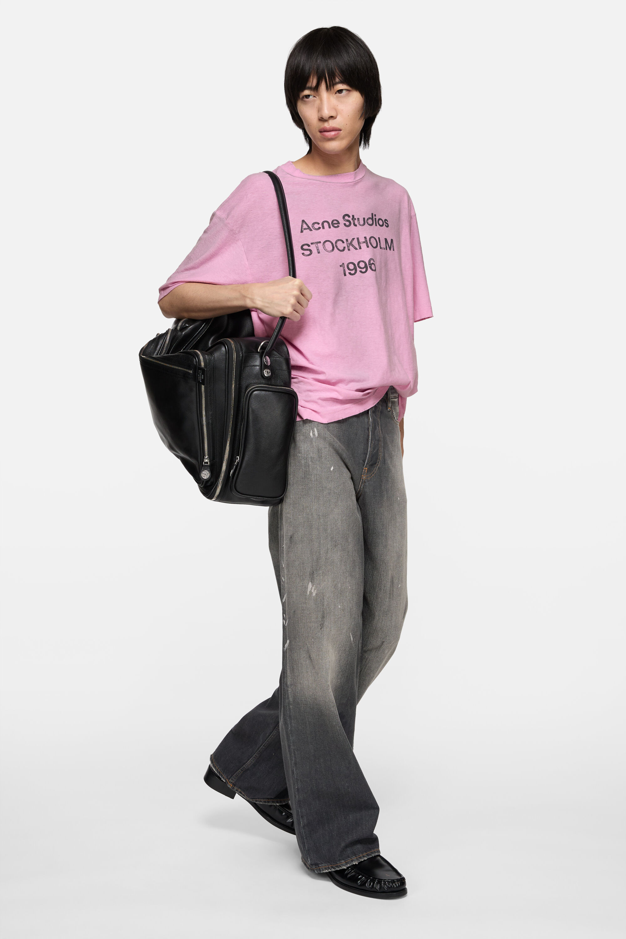 Acne Studios - ロゴTシャツ - リラックスフィット - コットン