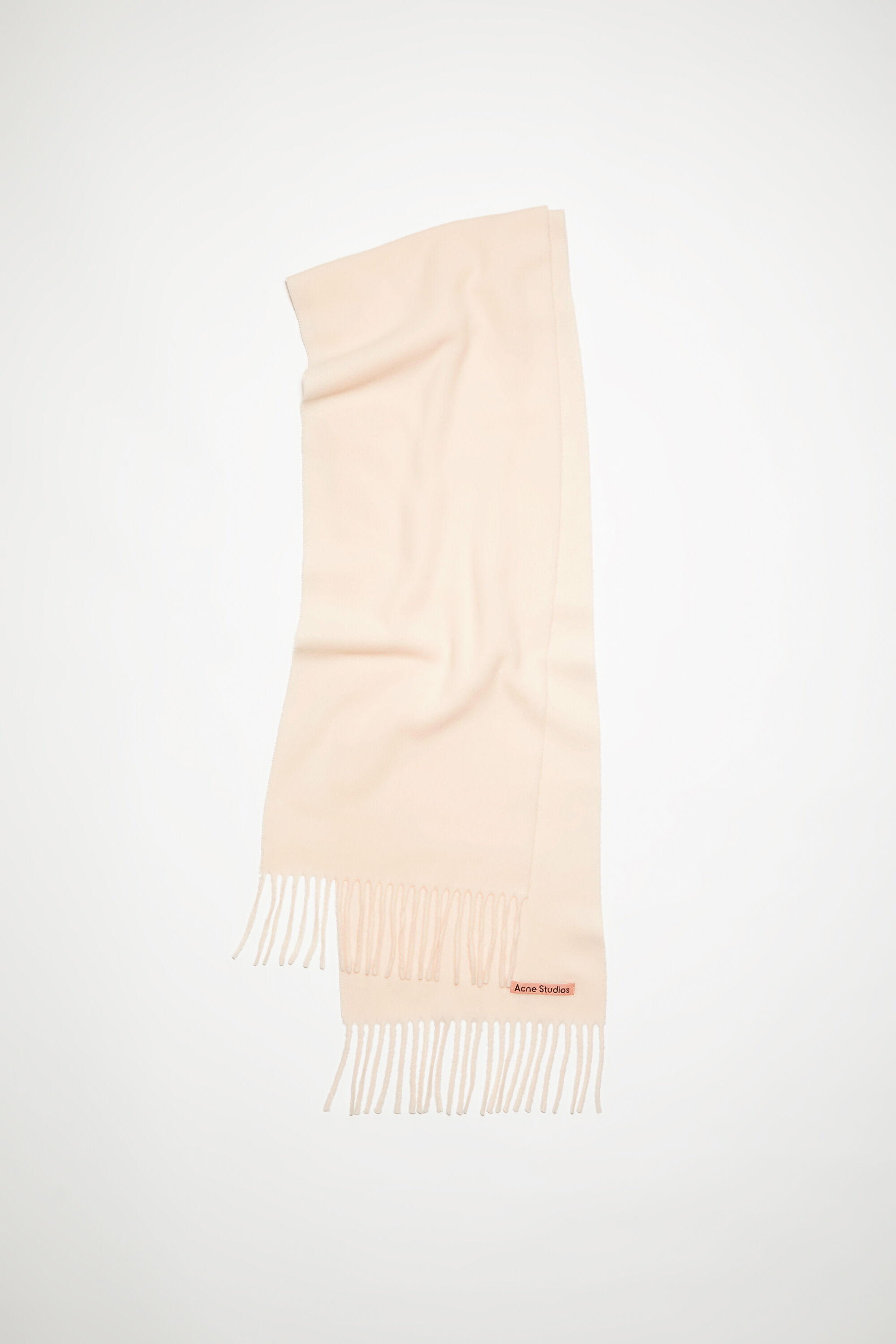 Acne Studios - フリンジウールスカーフ - スキニー - ウォームホワイト