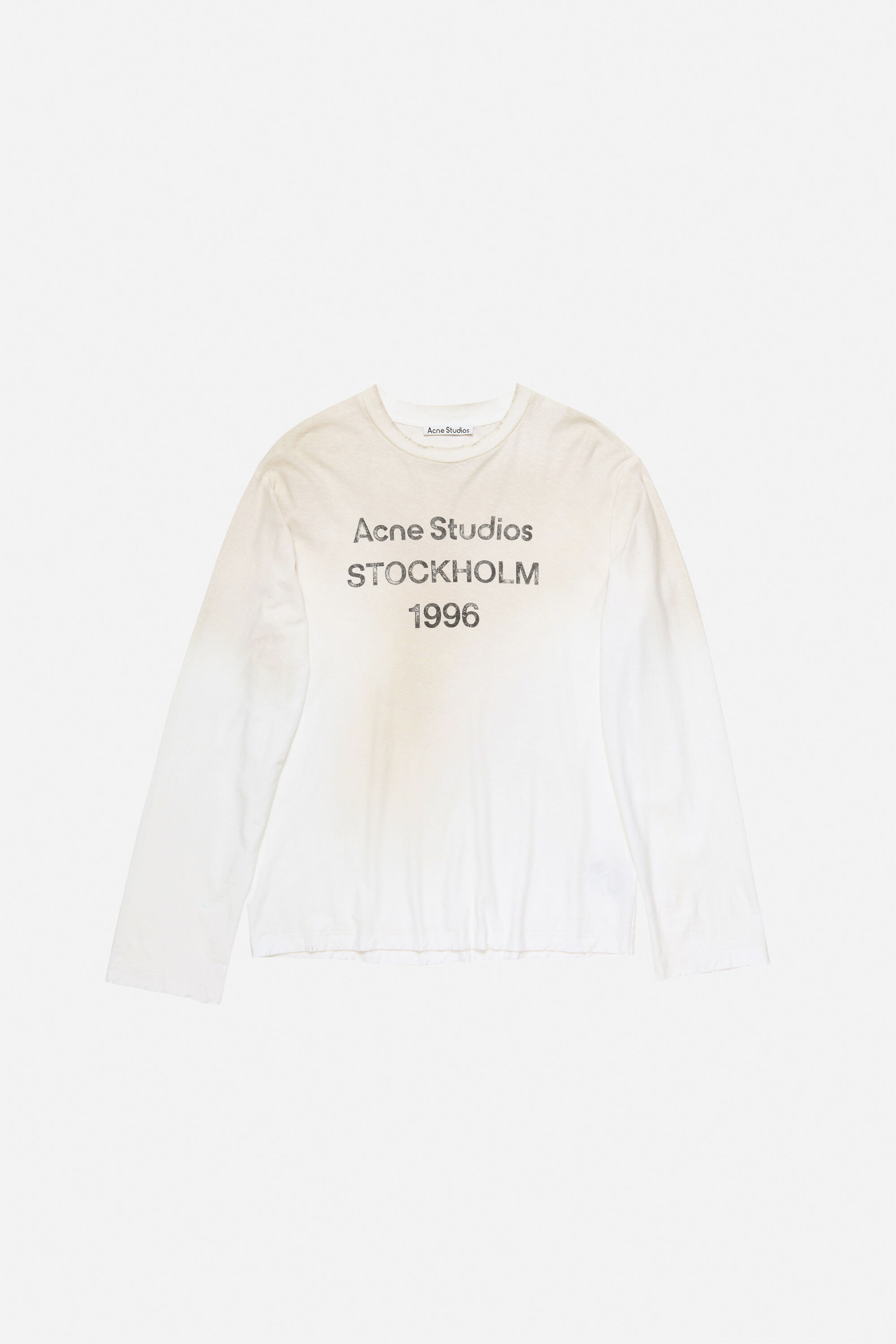 Acne Studios - Logo t-shirt - Relaxed fit - Dusty white
