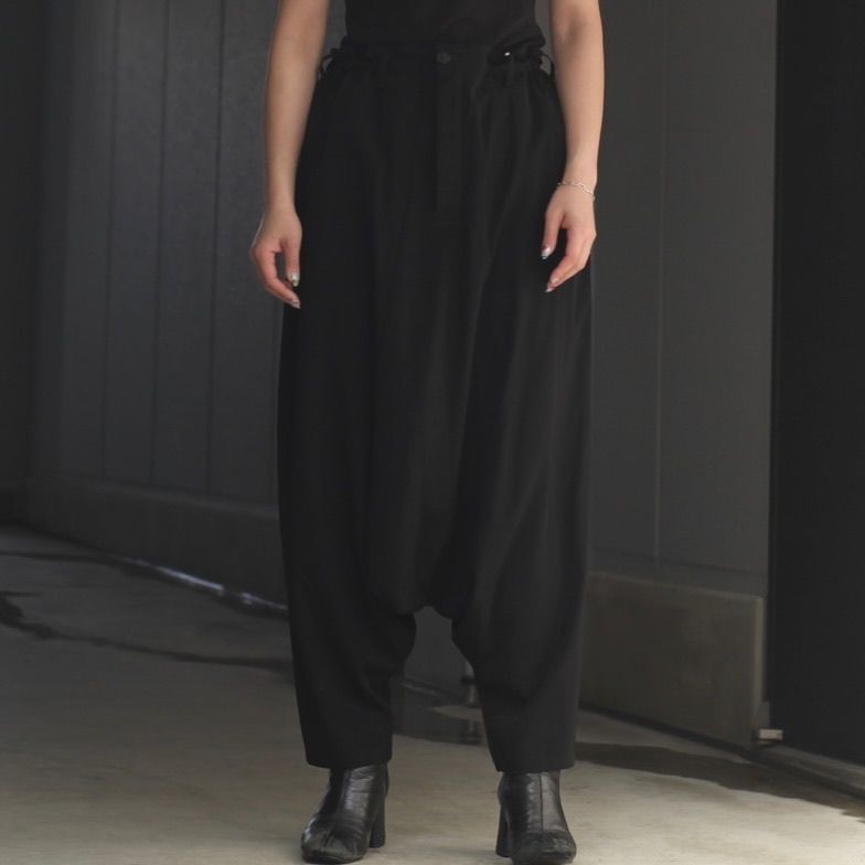 目玉カバーサルエルパンツ ヨウジヤマモトプールオム yohji yamamoto