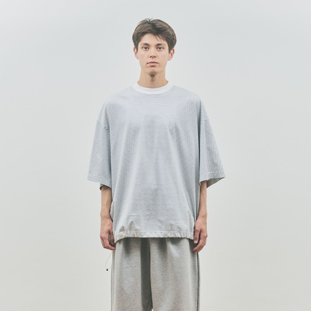is-ness - 【残りわずか】Balloon Border Short Sleeve T-shirt