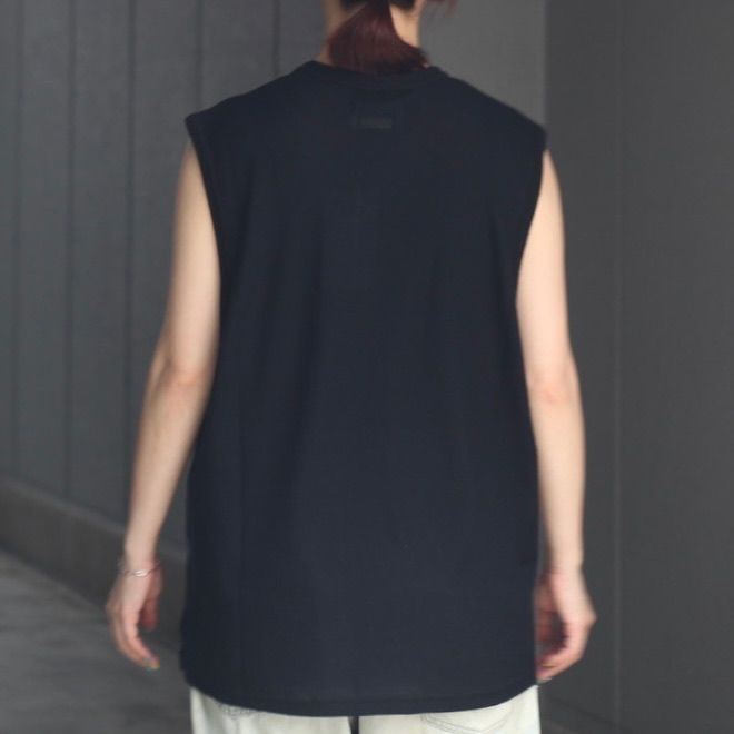 ssstein - 【残り一点】Fine Wool Oversized No Sleeve Tee | ACRMTSM