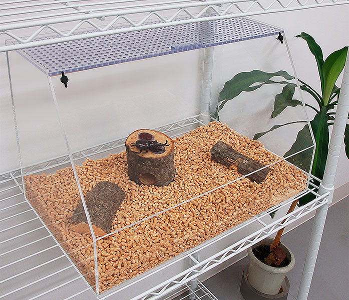 爬虫類ケージ 木製 爬虫類ケージ｜小動物 メラミン化粧板 飼育ゲージ