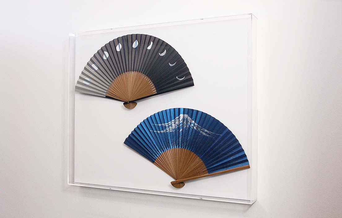 1点もの！アクリル・抽象画 特注品の立体額入り #現代アー アクリル画