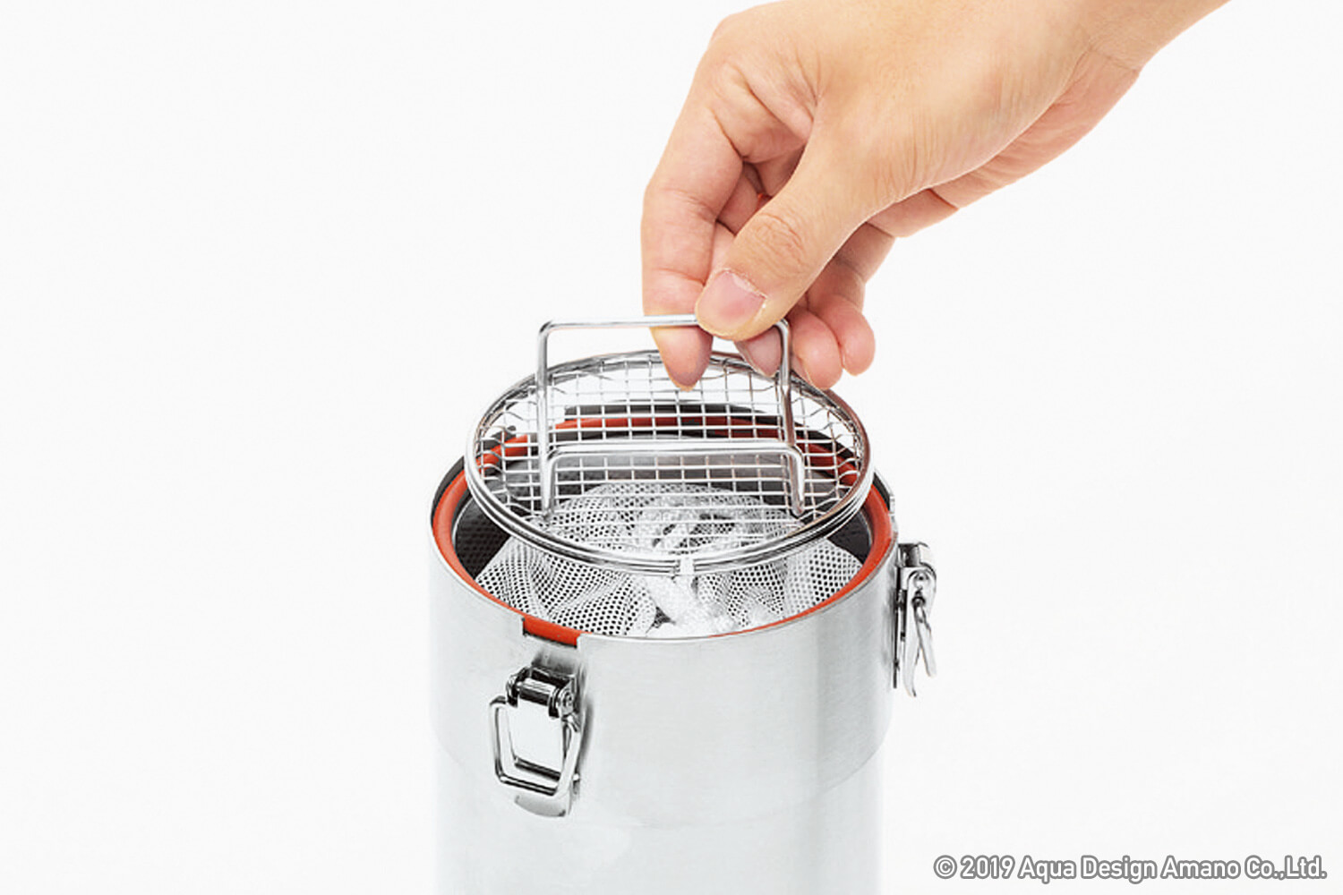 ADA スーパージェットフィルター ES-300 水槽 エアーポンプ ろ過材付き