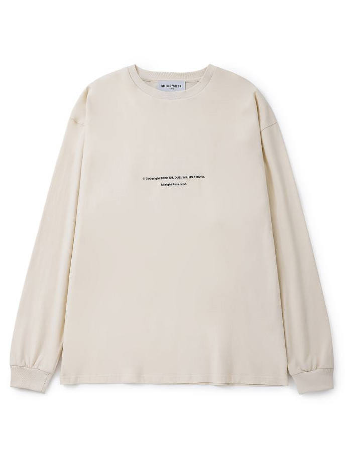 NIL DUE / NIL UN TOKYO - ロングスリーブカットソー - LONG SLEEVE
