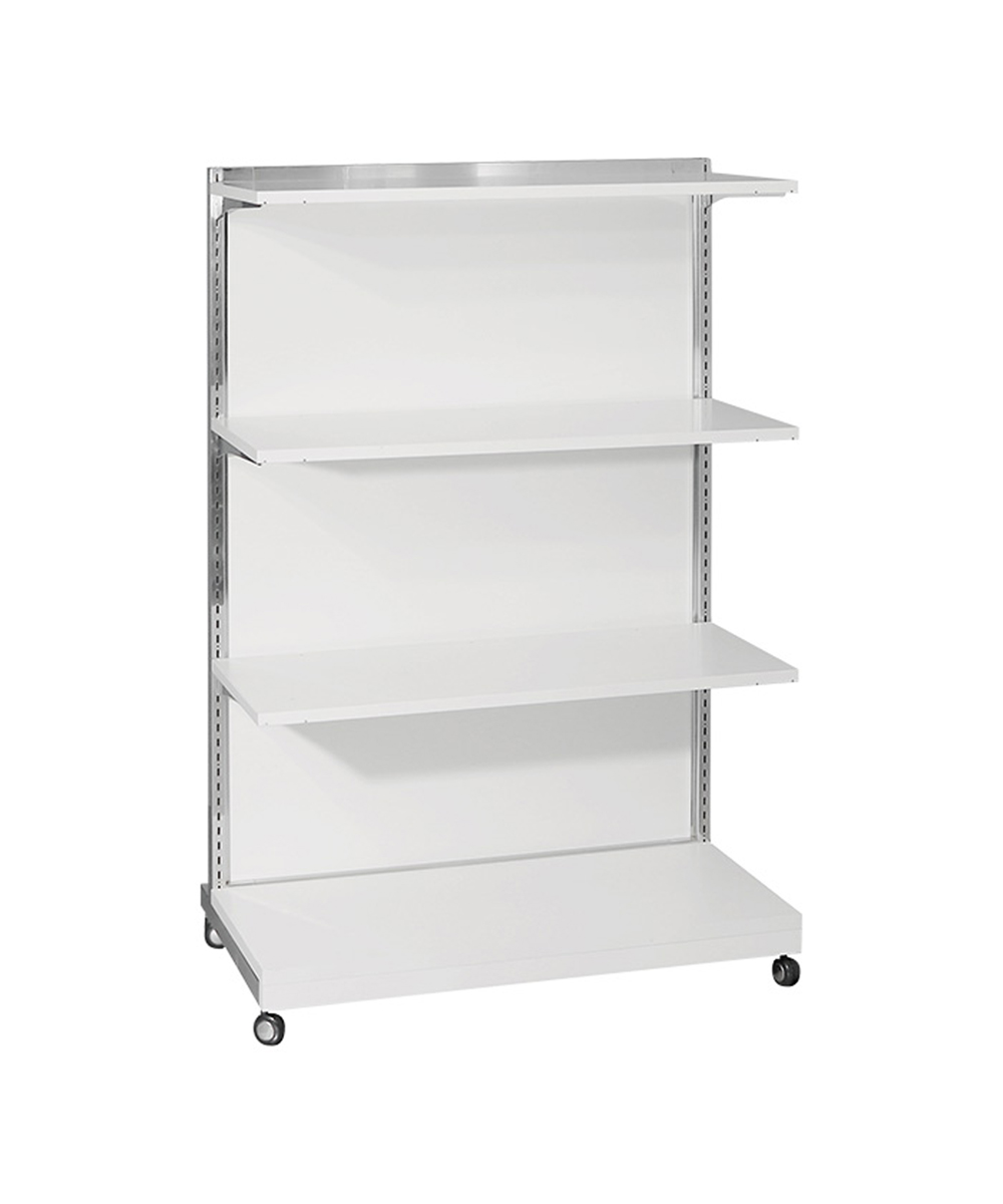 スクエア ホワイト W900 H1350｜陳列什器（壁面・中島） レンタルなら