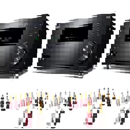Onkyo TX-RZ50 9.2-Channel 8K/4K Network AV Receiver + Banana Plugs