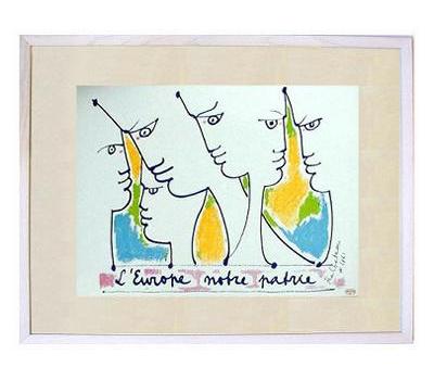 S Amoureux リトグラフ ジャン コクトー S Amoureux リトグラフ ジャン