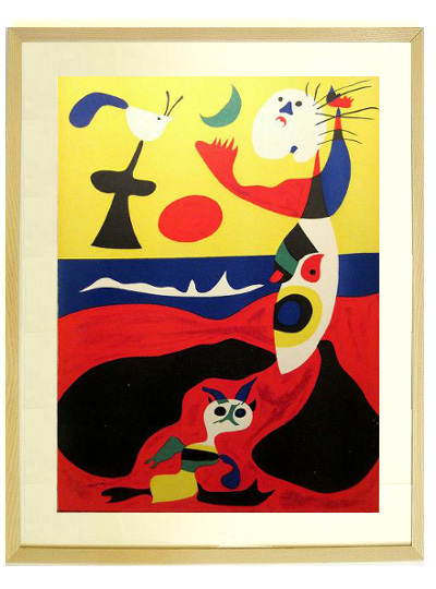 ミロ マーグ画廊版オリジナルリトグラフポスター 1893年 ミロ