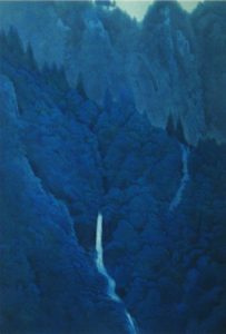東山魁夷「夕静寂」（木版画） - 画廊アガティ