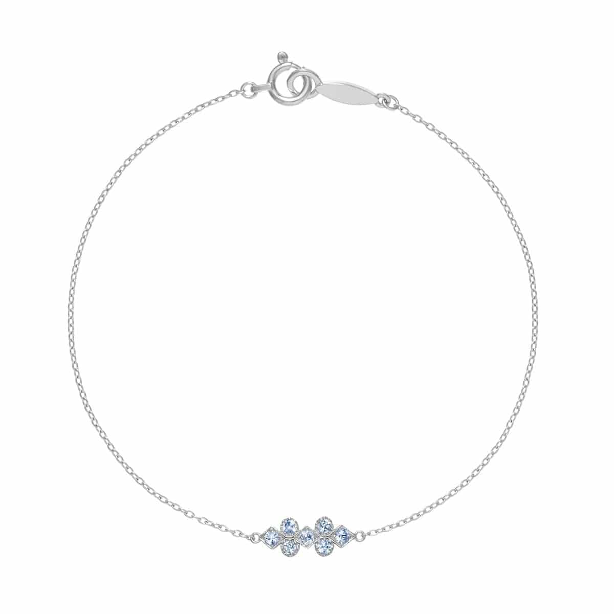 長期保管品 AHKAH K18YGサファイア アンクレット 長期保管品 AHKAH