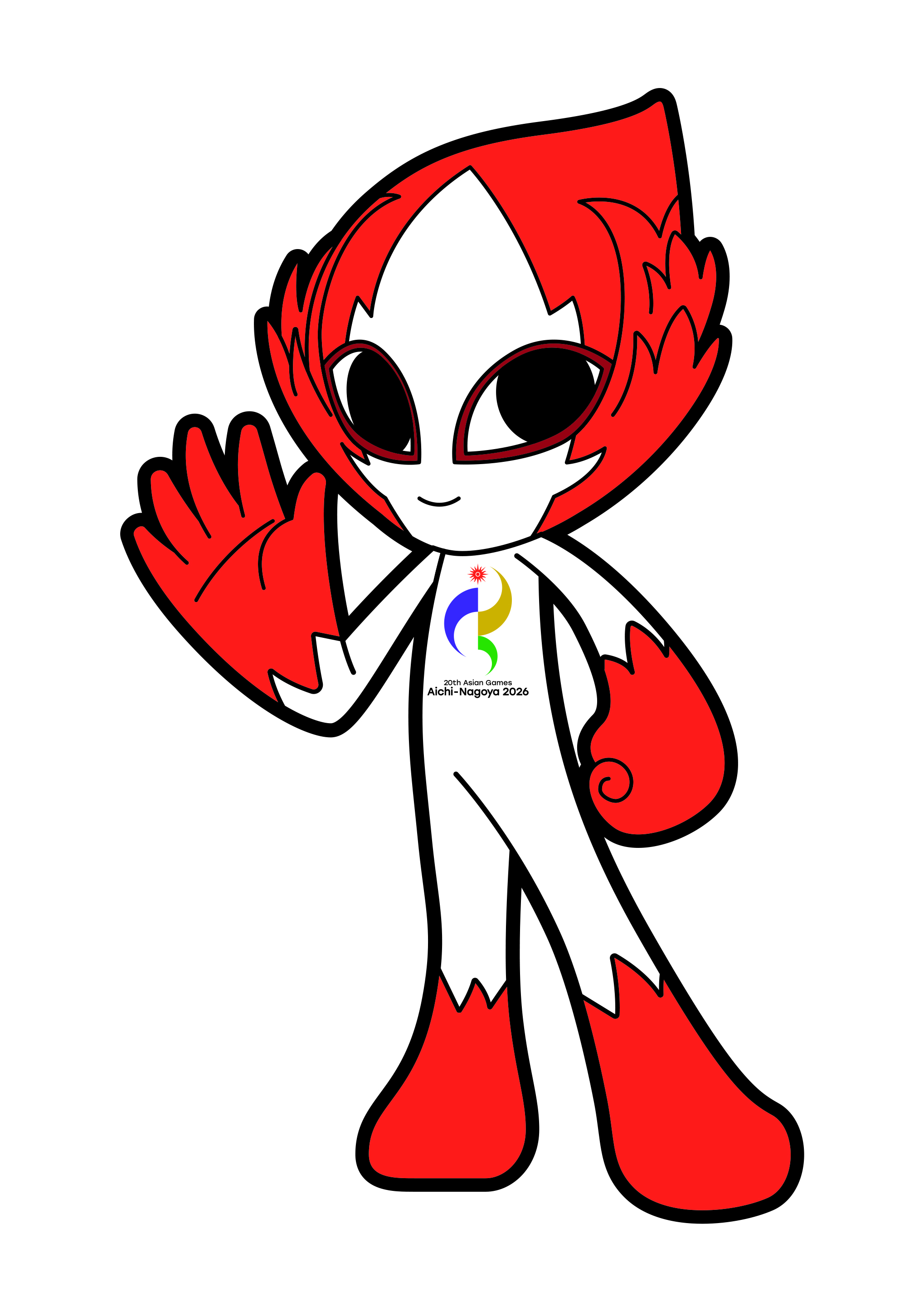 第20回アジア競技大会（2026/愛知・名古屋）公式マスコットのデザイン