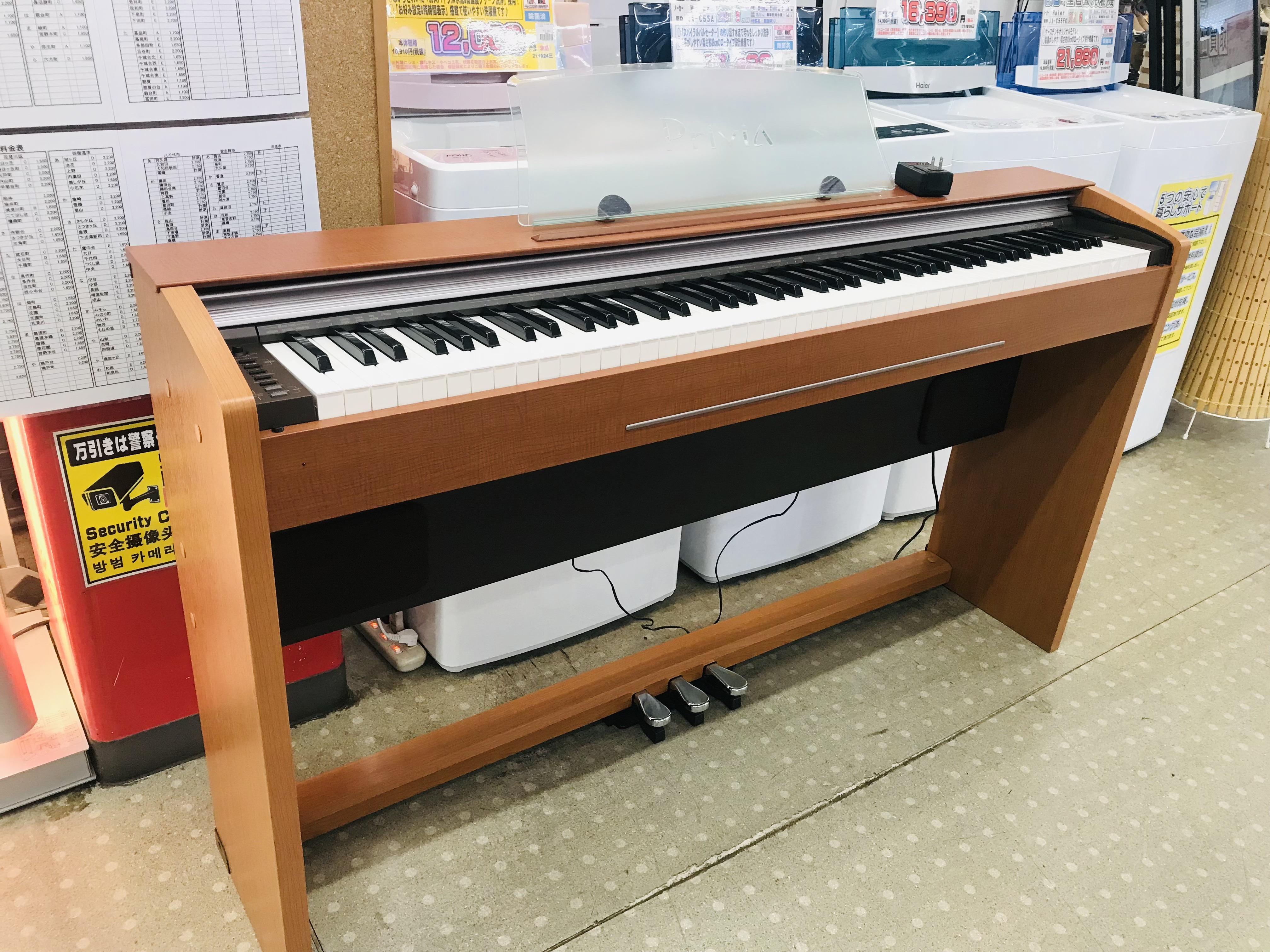 木目調 Privia CASIO PX-720C 電子ピアノ 2007年製 カシオ Privia PX