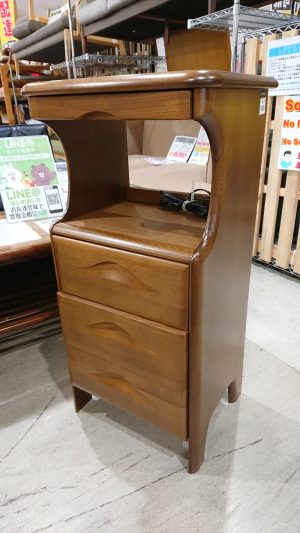 ぴいちゃん】カリモク 電話台 美品 カリモク Karimoku 電話台 FAX台
