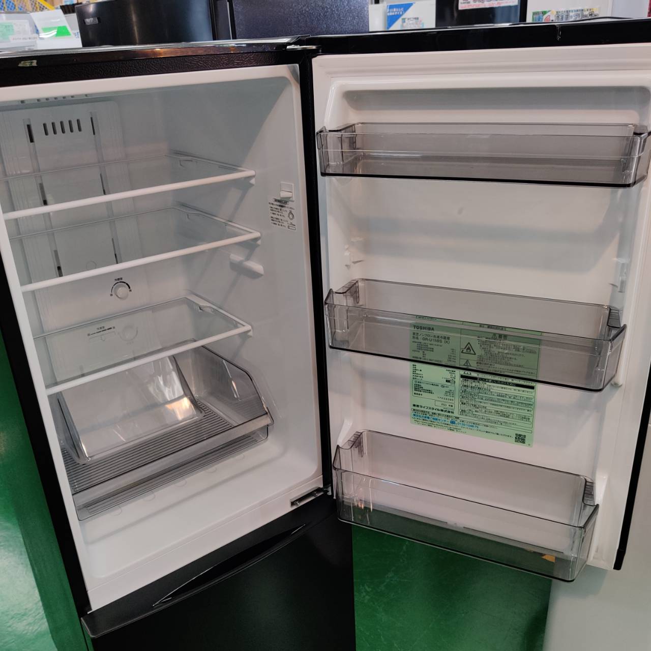 ID 401501 冷蔵庫2ドア 153L 東芝 2023年 GR-U15BS