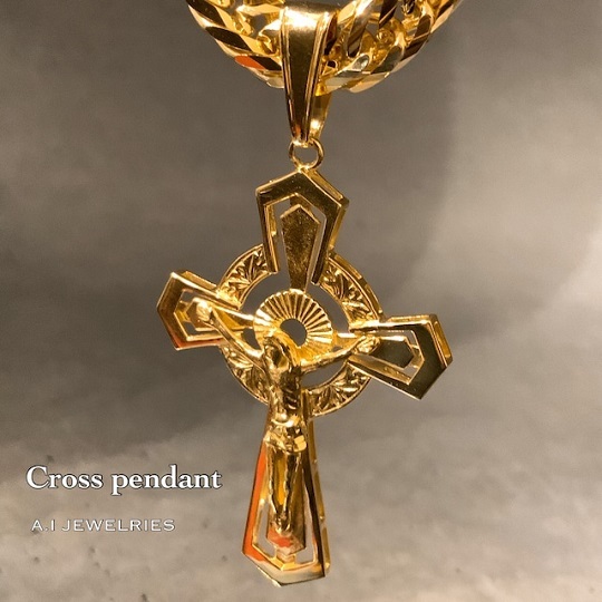 K18 クロスペンダント SPERANZA] K18 18金 ゴールド クロス ペンダント