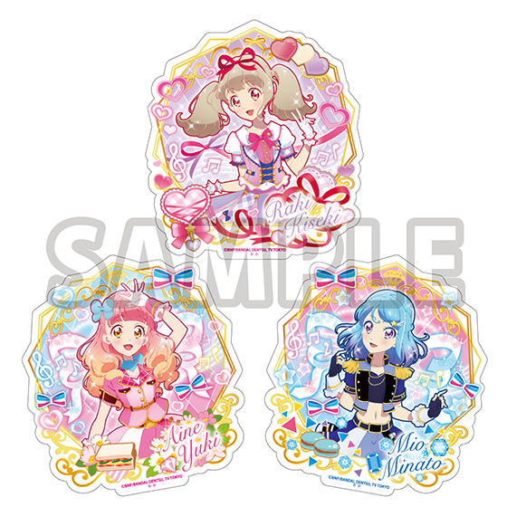 プレミアムバンダイ＞オールアイカツ！ダイカットステッカー − グッズ