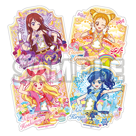 プレミアムバンダイ＞オールアイカツ！ダイカットステッカー − グッズ