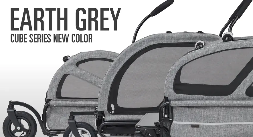 中・大型＆多頭用ペットカート「CUBEシリーズ」3機種にNEWカラー