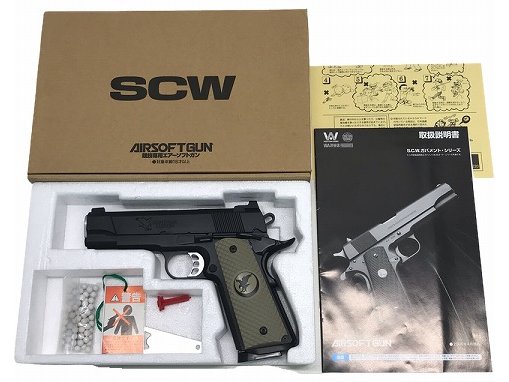 WA] ナイトホーク ファルコン コマンダー ブラック ガスブローバック