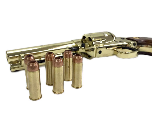 タナカ] コルト SAA シビリアン ゴールド 木製グリップ SMG金属モデル