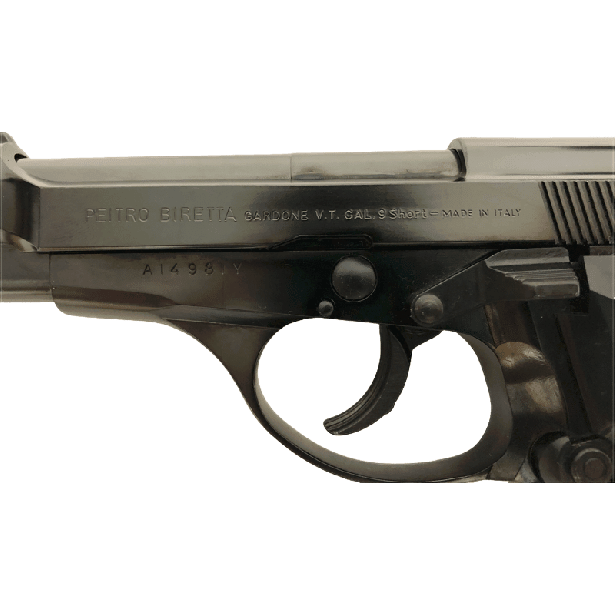 強化版 ベレッタ M84 Wディープブラック ABS モデルガン マルシン 強化