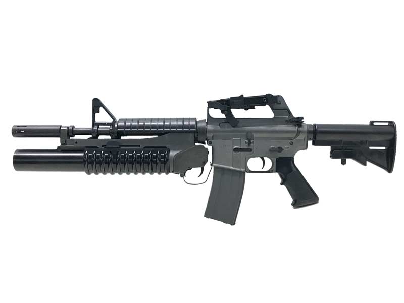 JAC] AR-15 A2 BV式ガスガン 樹脂レシーバー ランチャーカスタム 動作