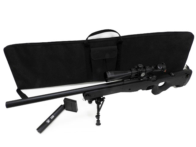 東京マルイ L96AWS OD（Pintyスコープ、マルイ純正バイポッドその他