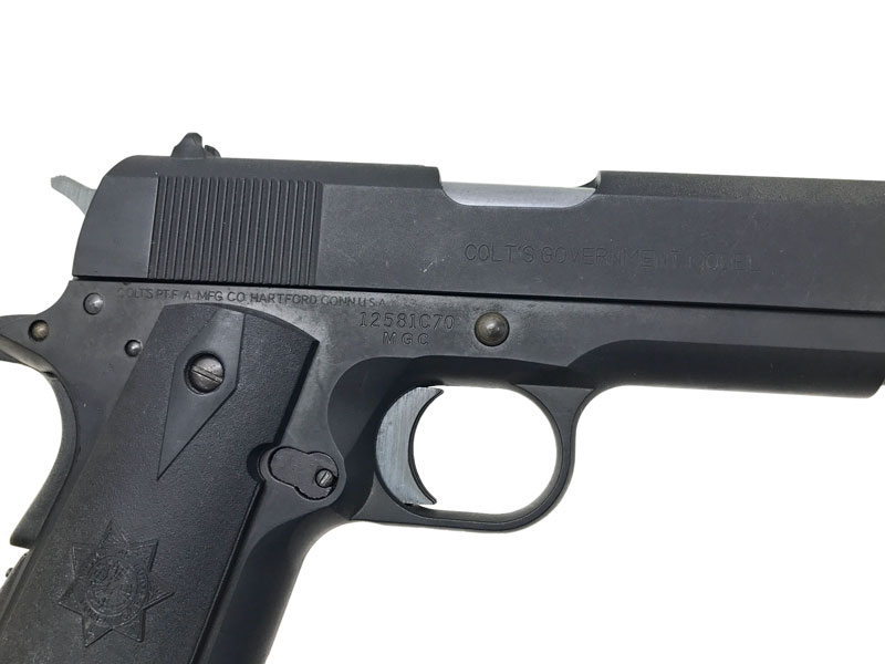 MGC ABS樹脂製モデルガン コルト GM MKⅣ サテン黒 SPG合法品 MGC