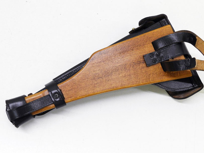 ルガーP08 8インチ用左利きレザーホルスター No.673 ルガーP08 8インチ