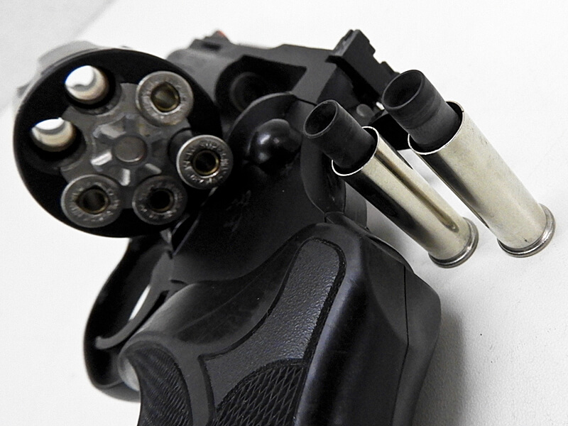 コクサイ] コルトパイソン .357 3インチ ブラック ガスリボルバー