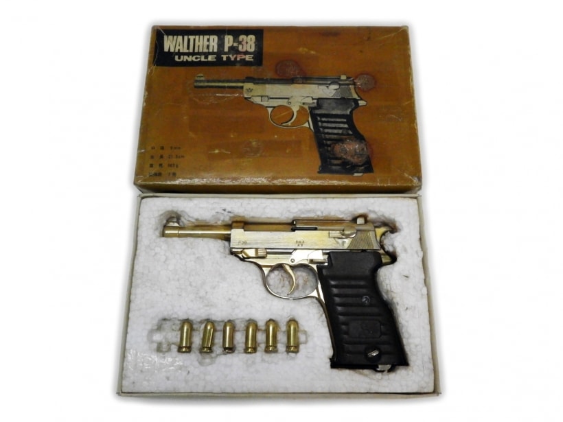 マルシン モデルガン ワルサー P38 SM刻印【ジャンク】 マルシン