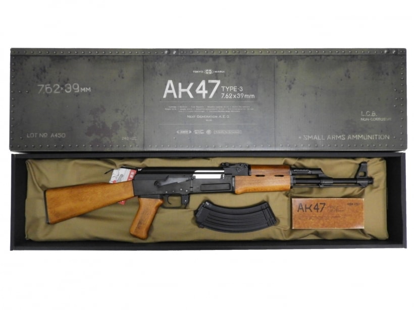 東京マルイ 次世代電動ガンAK47type3外装カスタム品（元パーツあり）