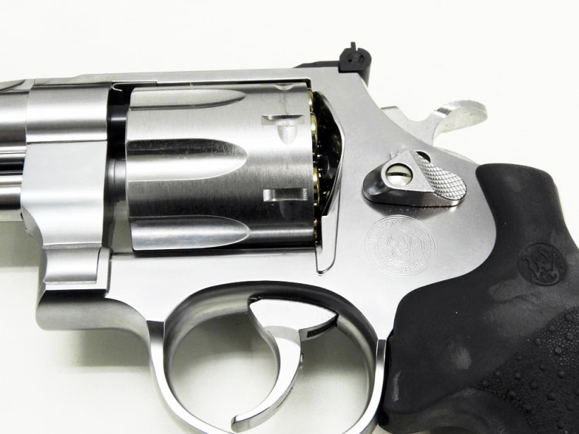タナカ Smith&Wesson M627PC ステンレスフィニッシュ ガスガン S&W