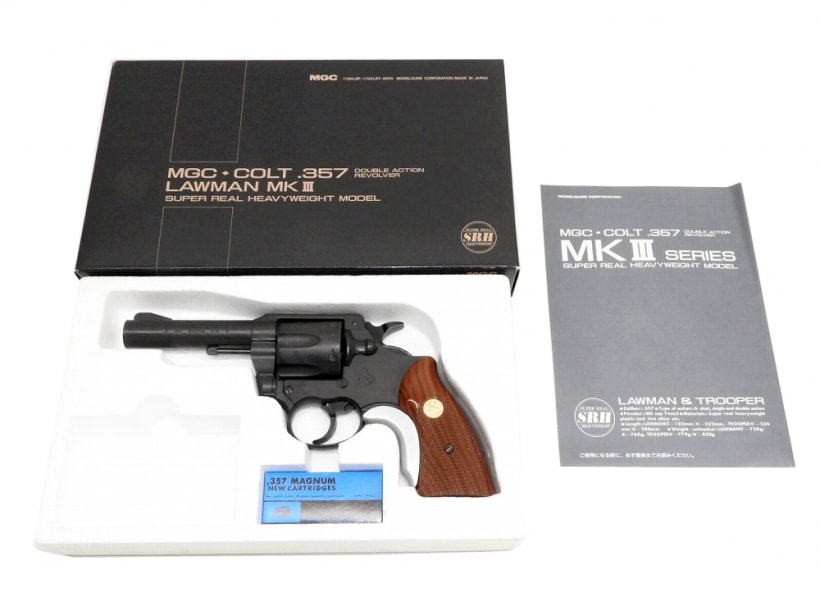 MGC社製コルトローマンMK−Ⅲ357マグナム4inch SRHWモデル MGC社製