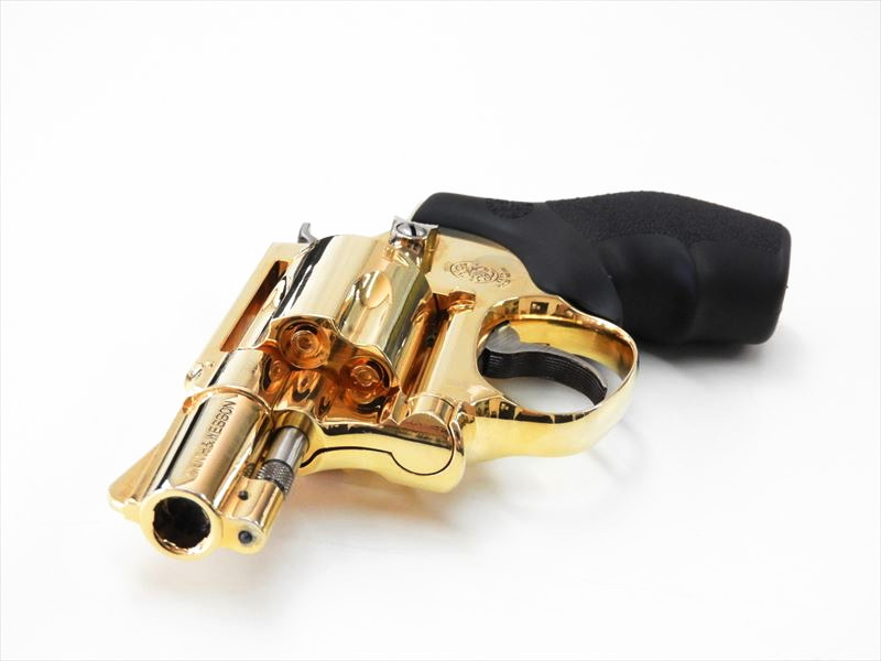 コクサイ M36 チーフスペシャル 24Kメッキ 未発火 美品 コクサイ S&W