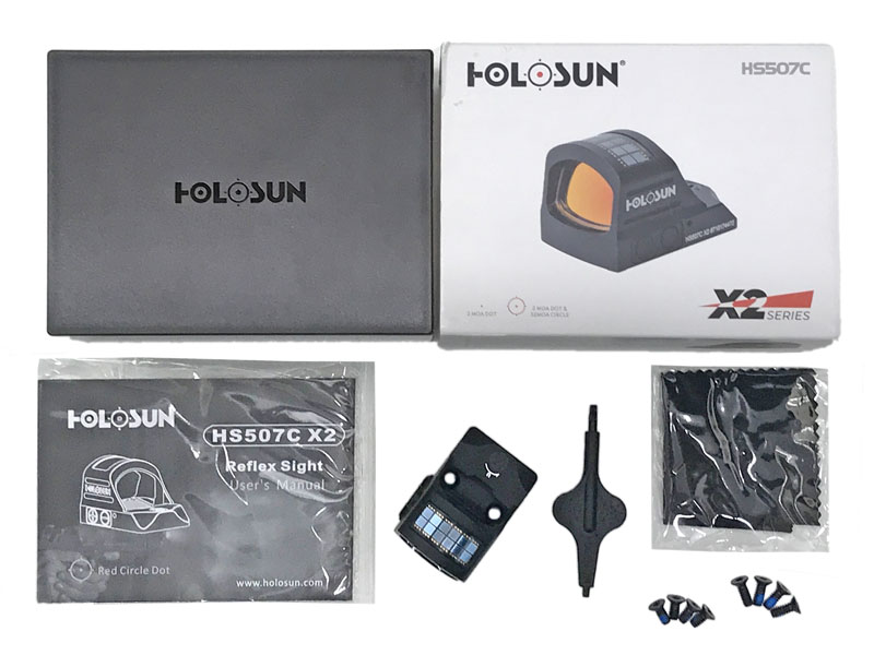 HOLOSUN] HS507C X2 Open Reflex レッド サークルドットサイト