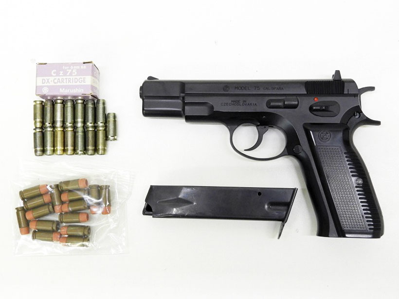 TOP M4カート式電動ガンセット ハードケース、カート付き ライブカート