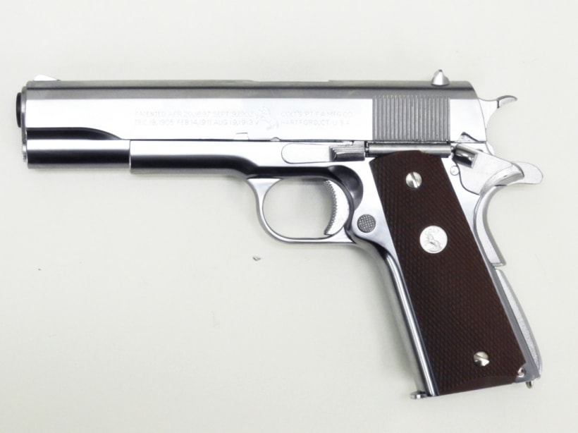 マルシン] コルトガバメント M1911A1 シルバーABS (新品)の販売ページ