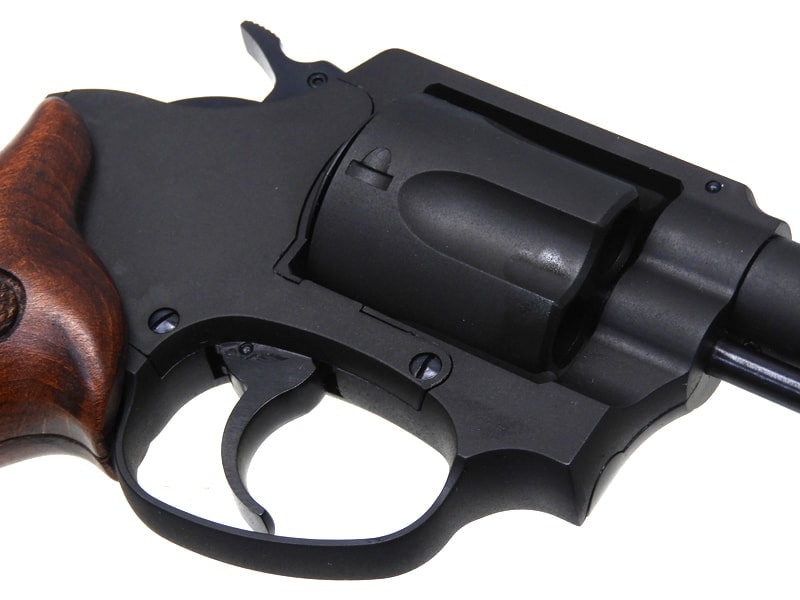 マルシン] ポリスリボルバー 3インチ 77ミリ銃身 ブラックHW ハーフ