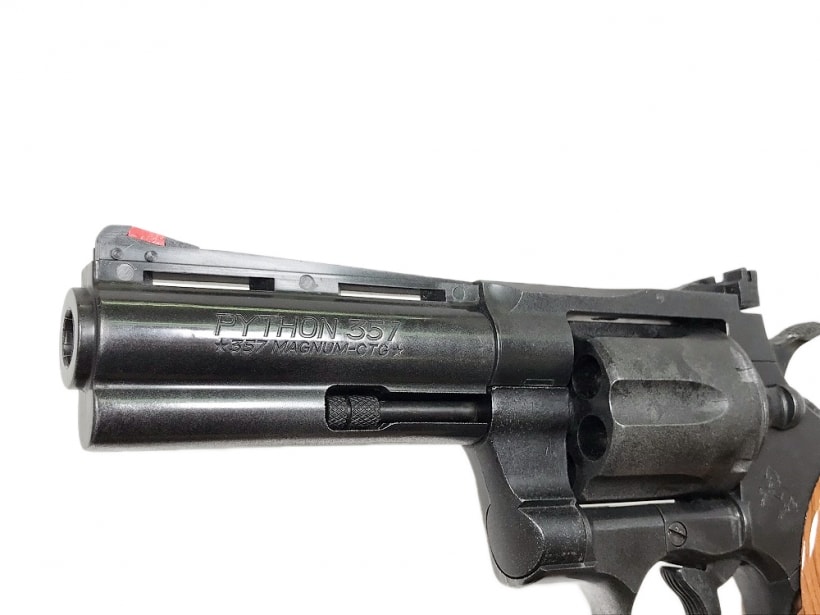 MGC] コルトパイソン 357マグナム 4インチ スーパーリアルHW/SRH 発火