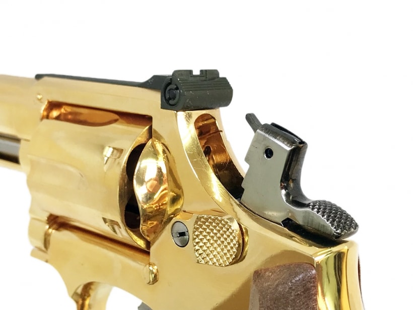 モデルガン コクサイ S&W コンバットマグナム M19 4インチ 24Kメッキ