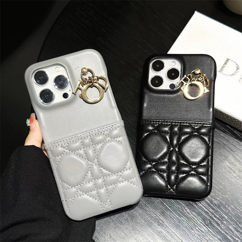 dior iPhoneケース Lady Dior iPhone 14 Proケース ブラック Dior