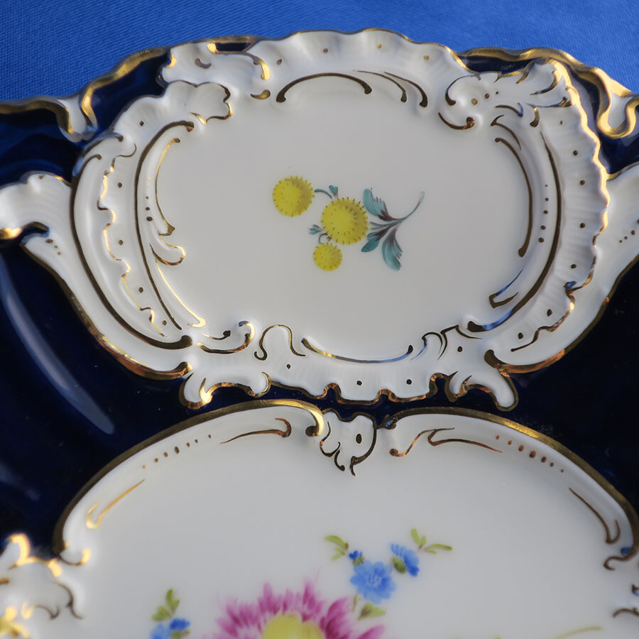 マイセンのコバルトブループレート - 貴人たちのマイセン