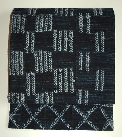 アフリカ マリ共和国 ドゴン族 藍染 大判布 LLサイズ No.76 藍染め布