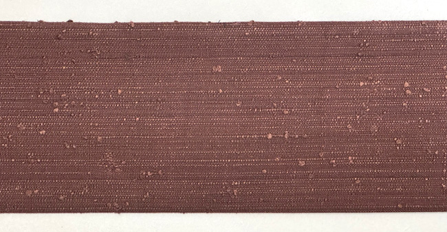 縦節紬焦茶の名古屋帯 浦野理一作 187,000円(税込)帯24-12-53ご売約済