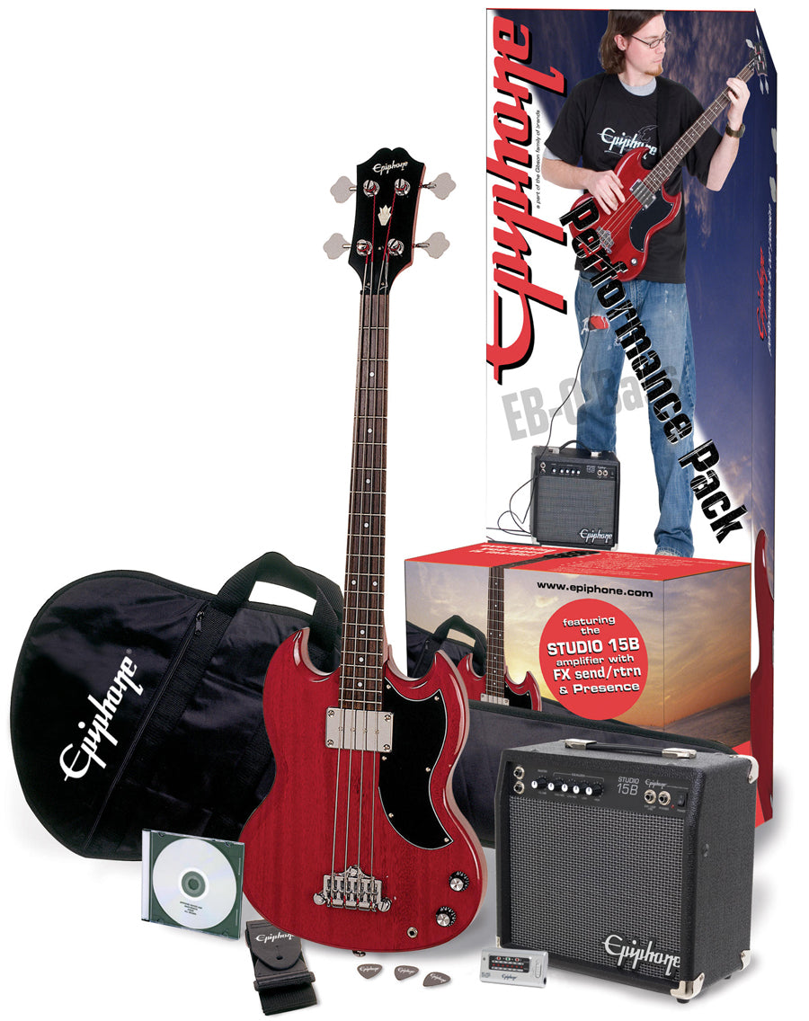 Epiphone EB-0 Bass Collection in Cherry Finish – Alto Music