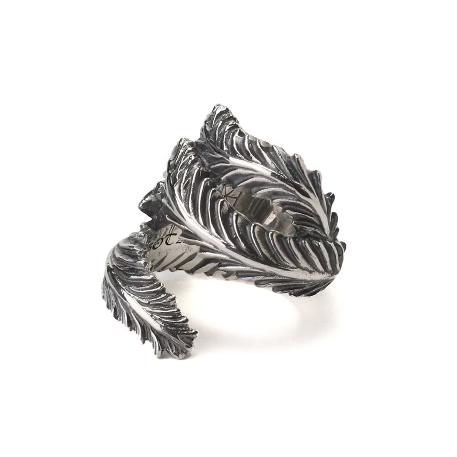 アンティーク モノグラム ロカイユ レリーフ シルバープレート