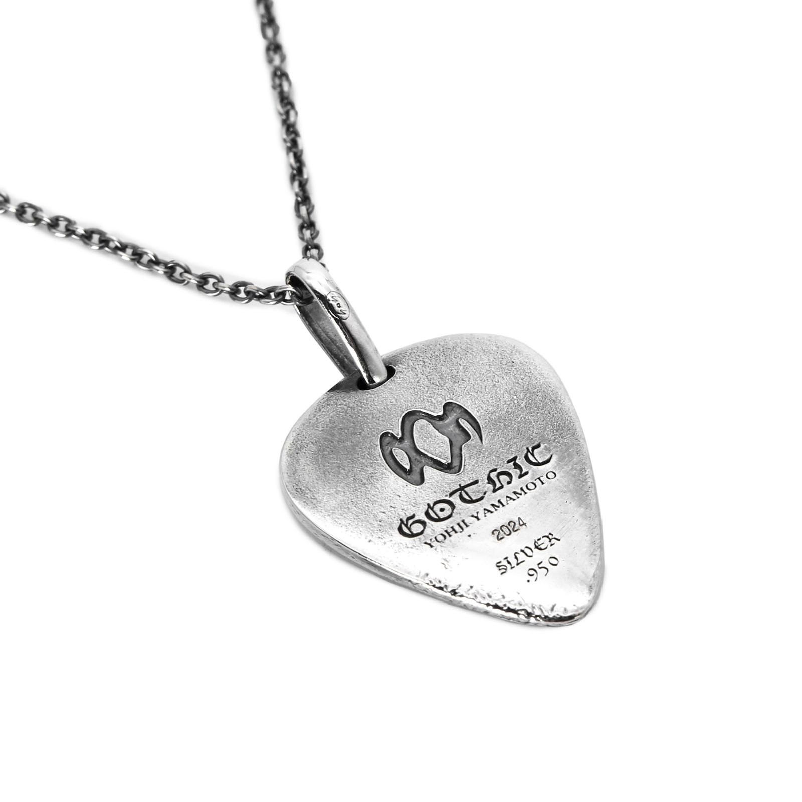 yohji yamamoto - GOTHIC YOHJI YAMAMOTO GUITAR PICK PENDANT